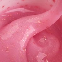 Liquid Polygel Everin 021 – Pineapple Punch | HEMA &amp; TPO Free | Roz vibrant cu sclipici auriu - 1
