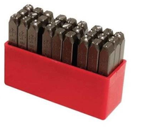 Set de 27 poansoane pentru litere de 10 mm - 1
