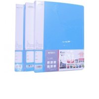 Mapa de prezentare A4 M&G, PP 0.85mm, albastru, 60 compartimente - 1