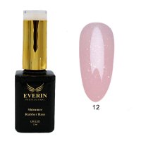 Shimmer Rubber Base Everin 15ml- 12 - 1