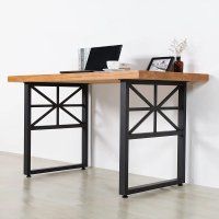 Set de Picioare pentru Masa Homs, Metal Negru, Dimensiuni 55x72 cm, Model 30689 - 1