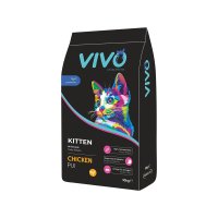 Hrana Uscata Super Premium, VIVO, Pisici Kitten, Pui, 10 kg - 1
