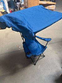 Scaun pliabil de plajă cu copertină solară - Bun #001 - 1