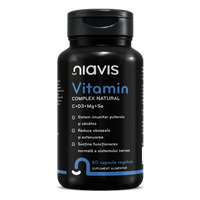 Niavis Complex Natural cu Vitamina C, D3, Magneziu si Seleniu - 60 capsule - 1