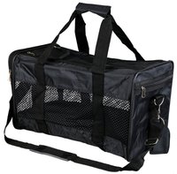 Geanta Transport 26x27x47 cm Negru/ Cyan 28841 - 1