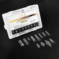 Set Tipsuri Reutilizabile 8 Forme + French Pads Silicon | Everin - 1