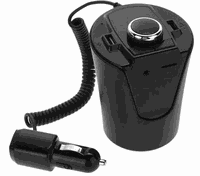 Kit Multifunctional BX6 BX7 FM functie Bluetooth cu 2 porturi USB Slot TF CARD AUX Negru - 1