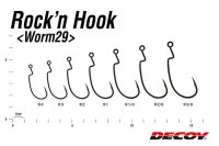 Carlige Offset Decoy Worm 29 Rock'n - Nr. 3 - 5