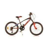 Bicicleta pentru copii Dino Bikes 420 SPORT 20, Mountain Bike, Rosu-Negru, 6 viteze, cu suspensie, 20 inch, pentru inaltimea pana la 130 cm - 1
