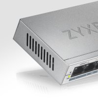 Switch Zyxel GS1005-HP Gigabit PoE+, 5 porturi, 10/100/1000 Mbps - 10