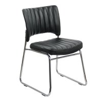 Scaun vizitatori HRC 613 negru - confort si eleganta - 1