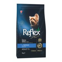 REFLEX Plus Hrană Uscată pentru Câini Mini și Mici Rase, Somon, 3kg - 1