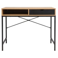 Birou Taco natural - negru 95x48x76cm - 2