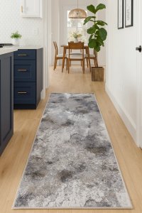 Traversa Leio Delta 18098, Gri-Maro, 100x200 cm - Accente Moderne pentru Casa Ta - 4