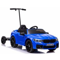Masinuta electrica BMW M5 Competition cu hoverboard, 400W, 24V 7Ah, premium, albastra - 1