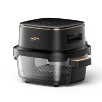 Friteuza cu aer cald MOVA Air Fryer AeroGlass AF20 Pro 4L+2.5L, 1700W, 8 programe presetate - 6
