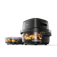 Friteuza cu aer cald MOVA Air Fryer AeroGlass AF20 Pro 4L+2.5L, 1700W, 8 programe presetate - 1