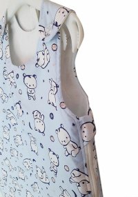 Sac de dormit copii 1.5 tog Baby Bear albastru din bumbac 110 cm - 3