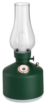Mini umidificator VERDE cu lampa fara capac si schimbare de culoare - 1