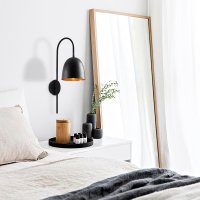 Lampa Tattoo Neagra 16x24x57 cm - 2