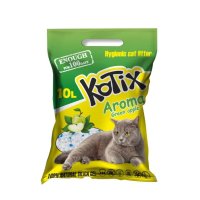 KOTIX, Măr Verde, așternut igienic pisici, granule, silicat, neaglomerant, fără praf, 10l - 2
