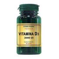 Cosmo Vitamina d3 2000 ui, 60 capsule - 1