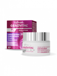 Crema antirid H3 Evolution cu acid hialuronic concentrat, 50ml, Gerovital - 1