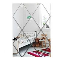 Set 10 Oglinzi Design ROMB - Oglinzi Decorative Acrilice Cristal - Diamant - Fagure - 1
