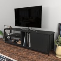 Comoda TV Oneida - Negru, Antracit - 2