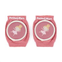 Genunchiere PetiteMars cu pernute moi, 13x10 cm, roz, pentru copii de 6 luni+ - 3