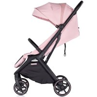 Carucior pentru copii Chipolino Diamond pink marshmallow, Cadru aluminiu, Spatar reglabil, suport picioare reglabil, Suspensii, greutate suportata 22 kg - 1