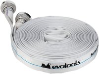 Furtun Pompier Evotools 681757, 20m, 1 1/2 inch, cu Racord Flat Textil - 1