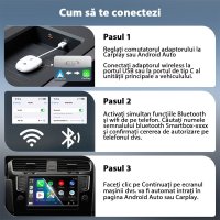 Adaptor Wireless Techstar® THT-020-9-1 Pentru Apple CarPlay Si Android Auto, Dongle USB-Type-C , WiFi 5G, Bluetooth - 3