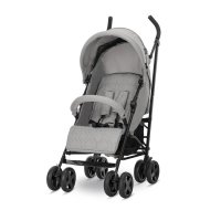 Carucior sport pentru copii Lorelli Ida Grey cu spatar reglabil in 4 pozitii, pliere tip umbrela, bara frontala detasabila, suport reglabil pentru picioare, roti cu suspensii - 1
