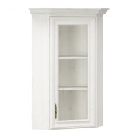 Vitrina de colt IRYS, 1 usa, geam, pin anderson, 55,8x55,8x108,9 cm - 1
