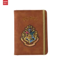 Suport pentru pasaport cu banda elastica, seria MINISO Harry Potter (maro) - 2