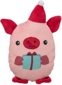 Trixie, jucarie caini, X-Mas purcel de Craciun, plus, 92601, 19 cm - 1