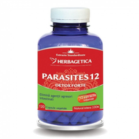 Parasites 12 Detox Forte, 120 capsule, Herbagetica - 1