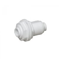 Conector plastic drept cu filet exterior 1/4 Quick - 1