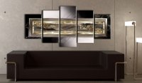 Tablou - Golden moments 200x100 cm - 2