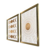 Tablou, 2 bucati NatureGrace Maro 38x53 cm - 3