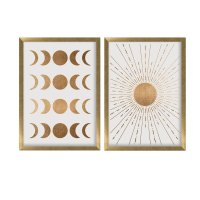 Tablou, 2 bucati NatureGrace Maro 38x53 cm - 4