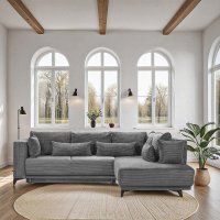 Colțar Extensibil NOMAD, cu ladă de depozitare, variante stânga/dreapta 280x215x90 cm - 5