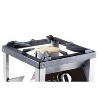 Aragaz profesional portabil pentru exterior, Kitchen Line, inox, alimentare gaz, 6.4 kW, aprindere electronica - 3