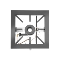Aragaz profesional portabil pentru exterior, Kitchen Line, inox, alimentare gaz, 6.4 kW, aprindere electronica - 2
