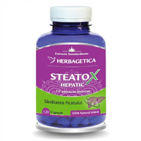 Steatox Hepatic, 120 capsule, Herbagetica - 1