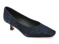 Pantofi eleganti EPICA bleumarin, 3630, din piele intoarsa - 1