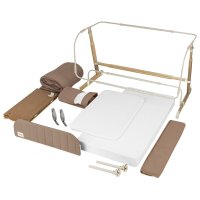 Patut co-sleeper multifunctional Lionelo Thomi Plus 5 in 1, maro - 33