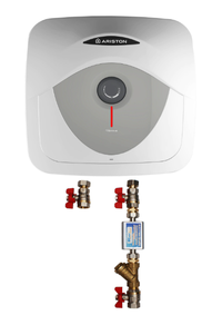 Boiler Electric Ariston Andris RS 30 EU, 30L, 1500W cu LED, Protectie IPX1, Montare deasupra Chiuvetei - 1
