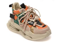 Ghete multicolor GRYXX 36889 din piele ecologica pentru femei - 1
